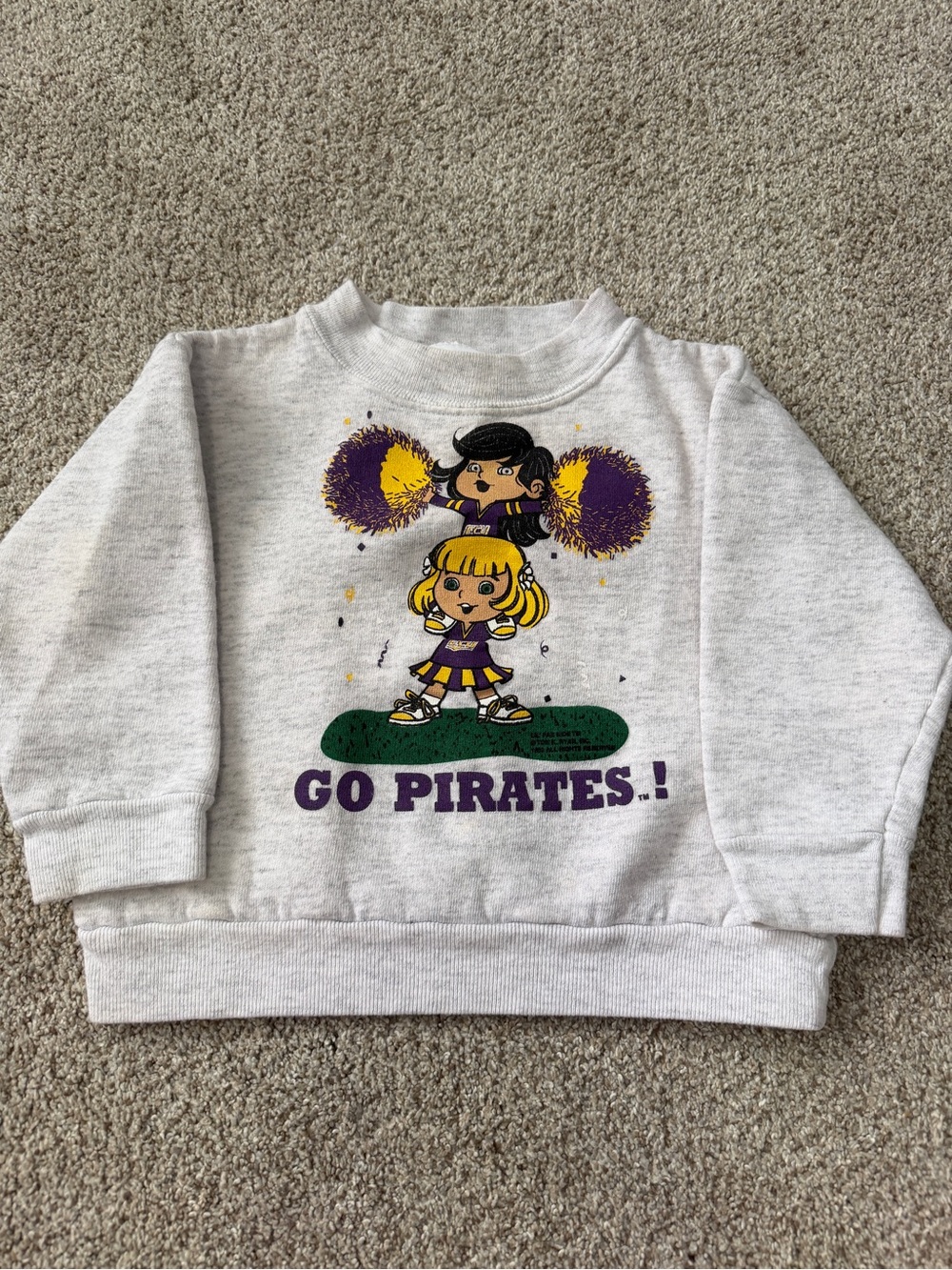 Vintage Girls ECU Cheerleader Sweatshirt